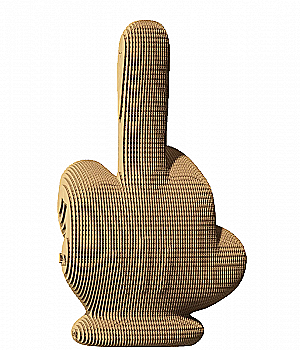 Картонний конструктор "Cartonic 3D Puzzle F*CK", CARTFUC Картонний конструктор "Cartonic 3D Puzzle F*CK", CARTFUC