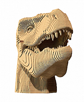Картонний конструктор "Cartonic 3D Cartonic T-REX", CARTREX Картонний конструктор "Cartonic 3D Cartonic T-REX", CARTREX