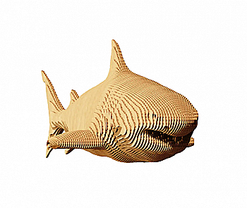 Картонний конструктор "Cartonic 3D Puzzle SHARK", CARTSHARK Картонний конструктор "Cartonic 3D Puzzle SHARK", CARTSHARK