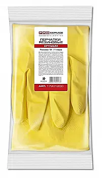 Рукавички PRO універсальні, латексні OPTIMUM, 1 пара M 17201200 Рукавички PRO універсальні, латексні OPTIMUM, 1 пара M 17201200