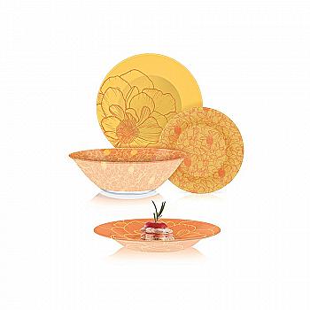 Сервіз столовий Big Flower Orange, 19 пр., Q4858 Luminarc
