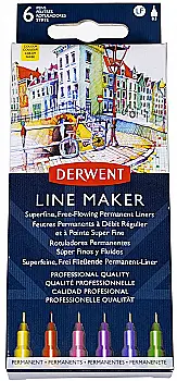 Набір лінерів Line Maker Colour, 6 шт, Colour, 2305576 Набір лінерів Line Maker Colour, 6 шт, Colour, 2305576