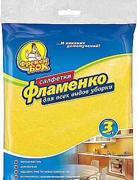 Серветка ФБ д/прибирання Фламенко (3шт) Серветка ФБ д/прибирання Фламенко (3шт)