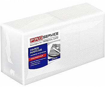 Серветки PRO 24*24 двошарові білі 200 шт (1686) Серветки PRO 24*24 двошарові білі 200 шт (1686)