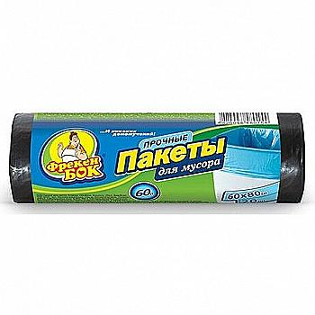 Пакет для мусора ФБ п/э 60*80 60л/20 шт черный, синий Пакет для мусора ФБ п/э 60*80 60л/20 шт черный, синий