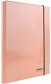 Папка на гумках А4, Pastelini, персикова, 1213-42-A Axent