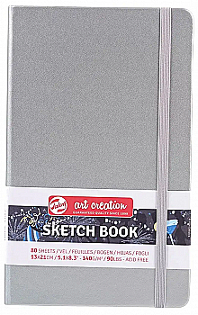 Блокнот для графіки Talens Art Creation 140 г/м, 13*21см, 80 арк, Shiny Silver, Royal Talens Блокнот для графіки Talens Art Creation 140 г/м, 13*21см, 80 арк, Shiny Silver, Royal Talens