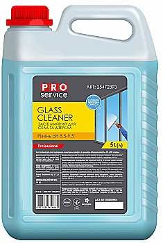 Засіб PRO д/миття скла Морозна свіжість 5л Засіб PRO д/миття скла Морозна свіжість 5л