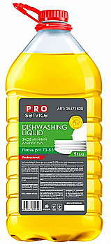 Засіб миючий PRO для посуду, лимон 5л Економ Засіб миючий PRO для посуду, лимон 5л Економ