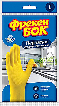 Рукавички ФБ гумові д/миття посуду універсальні L (0260) Рукавички ФБ гумові д/миття посуду універсальні L (0260)