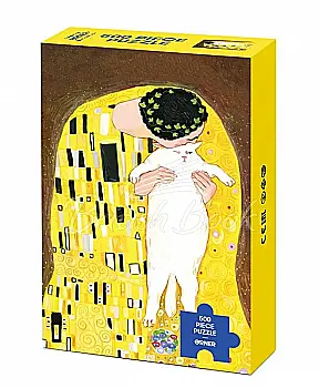 Пазли "Поцілунок кота, Густав Клімт", orner-1364 Пазли "Поцілунок кота, Густав Клімт", orner-1364