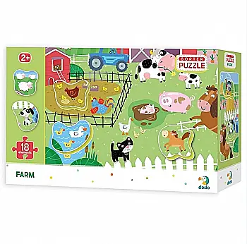 Пазл сортер "Ферма", 300161