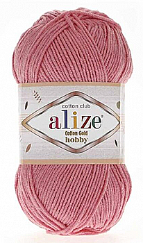 Пряжа 33 Розовий зефір, 165 м,TM Cotton Gold Hobby Пряжа 33 Розовий зефір, 165 м,TM Cotton Gold Hobby