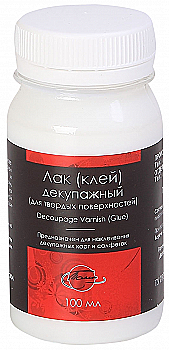 Клей-лак для декупажу по твердих поверхнях, 100 мл, Таир Клей-лак для декупажу по твердих поверхнях, 100 мл, Таир
