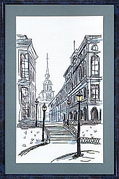 Набір для вишивання Crystal Art ВТ-009 "Таємничий город" 21*36 см, ТМ "Чарівна мить" Набір для вишивання Crystal Art ВТ-009 "Таємничий город" 21*36 см, ТМ "Чарівна мить"