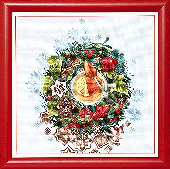 Набір для вишивання Crystal Art ВТ-079 "Різдвяний чай" 27,5*27,5 см, ТМ "Чарівна мить" Набір для вишивання Crystal Art ВТ-079 "Різдвяний чай" 27,5*27,5 см, ТМ "Чарівна мить"