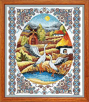 Набір для вишивання Crystal Art ВТ-011 "На заливних лугах" 22*26 см, ТМ "Чарівна мить" Набір для вишивання Crystal Art ВТ-011 "На заливних лугах" 22*26 см, ТМ "Чарівна мить"