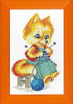 Набір для вишивання Crystal Art ВТ-032 "Лисичка-рукодільниця" 13*16 см, ТМ "Чарівна мить" Набір для вишивання Crystal Art ВТ-032 "Лисичка-рукодільниця" 13*16 см, ТМ "Чарівна мить"