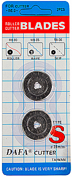 Змінні леза до роликового ножа RВ-08R, набір 2 шт, DAFA Змінні леза до роликового ножа RВ-08R, набір 2 шт, DAFA