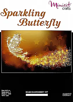 Набір для вишивання Блискучий метелик, 55007, Miniart-Crafts Набір для вишивання Блискучий метелик, 55007, Miniart-Crafts