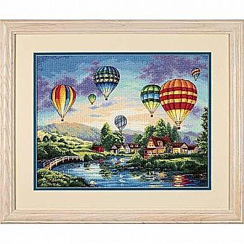 Набор для вышивания "Воздушные шары" 41*30 см, 35213 Dimensions Набор для вышивания "Воздушные шары" 41*30 см, 35213 Dimensions