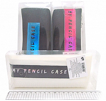 Пенал PT "My pencil case" 18*8*2,5 см, PVC, мікс 3 вид., 1255 Пенал PT "My pencil case" 18*8*2,5 см, PVC, мікс 3 вид., 1255