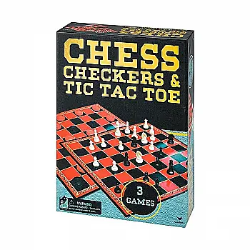 Набор из трех настольных игр "Шахматы, шашки и крестики-нолики", SM98377/6033146 Набор из трех настольных игр "Шахматы, шашки и крестики-нолики", SM98377/6033146