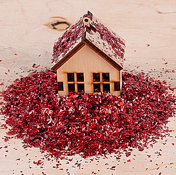 Сніг штучний Novogod`ko, червоний, 80 г, 974178 Сніг штучний Novogod`ko, червоний, 80 г, 974178