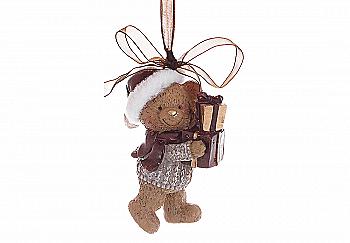Декоративная подвеска "Мишка Тедди" 5*8 см, 890-228