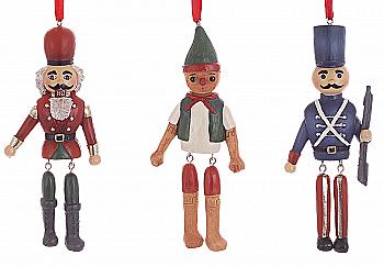 Новогодняя подвеска в стиле Ретро 6*15 см, в ассорт., 838-478