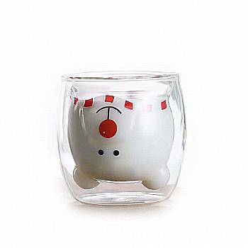 Піала з подвійного скла “Ведмежа", 250 мл, DG2455СT Піала з подвійного скла “Ведмежа", 250 мл, DG2455СT