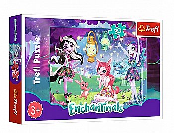 Пазл "30" - Магічний світ Enchantimals, Mattel Enchantimals, Trefl, 18236 Пазл "30" - Магічний світ Enchantimals, Mattel Enchantimals, Trefl, 18236