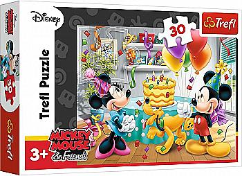 Пазл "30" - Торт до дня народження / Disney Standard Characters, Trefl, 18211 Пазл "30" - Торт до дня народження / Disney Standard Characters, Trefl, 18211