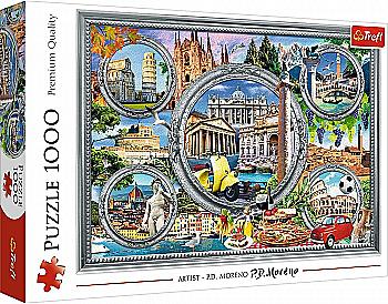 Пазл "1000" - Італійські канікули, Trefl, 10585 Пазл "1000" - Італійські канікули, Trefl, 10585