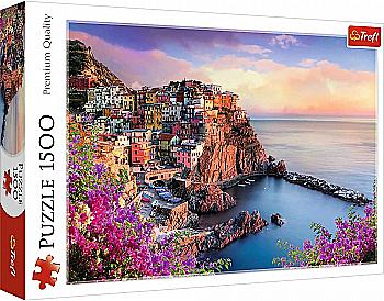 Пазл "1500" - Вид міста Манарола, Італія, Trefl, 26137 Пазл "1500" - Вид міста Манарола, Італія, Trefl, 26137