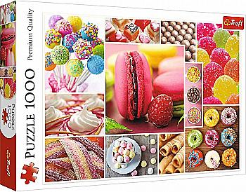 Пазл "1000" - Цукерки - колаж, Trefl, 10469 Пазл "1000" - Цукерки - колаж, Trefl, 10469