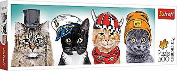 Пазл "500 Панорама" - Пухнасті команди, Trefl, 29504 Пазл "500 Панорама" - Пухнасті команди, Trefl, 29504