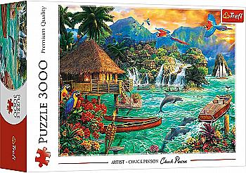 Пазл "3000" - Острівне життя, Trefl, 33072 Пазл "3000" - Острівне життя, Trefl, 33072