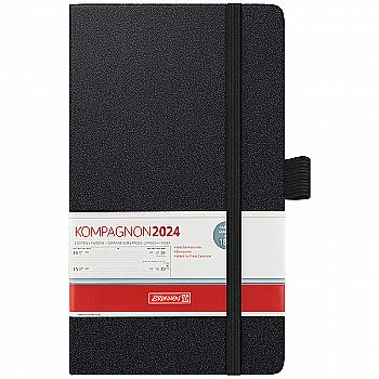 Щотижневик 2024 Euro Компаньйон 9*15 Strong чорний, 10-756 66 904 Щотижневик 2024 Euro Компаньйон 9*15 Strong чорний, 10-756 66 904