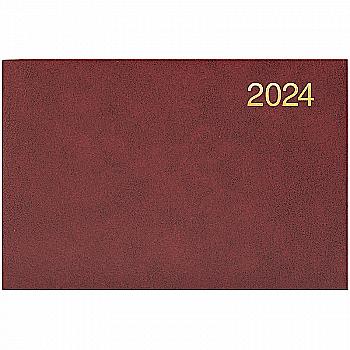 Щотижневик 2024 кишеньковий Miradur з/т бордовий, 73-755 60 294 Щотижневик 2024 кишеньковий Miradur з/т бордовий, 73-755 60 294