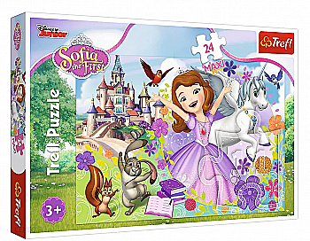 Пазл "24 Maxi" - Барвистий світ Софії / Disney Sofia the First, Trefl, 14270 Пазл "24 Maxi" - Барвистий світ Софії / Disney Sofia the First, Trefl, 14270