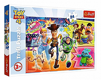 Пазл "24 Maxi" - Приключенческая погоня/Toy Story, Tref, 14295 Пазл "24 Maxi" - Приключенческая погоня/Toy Story, Tref, 14295