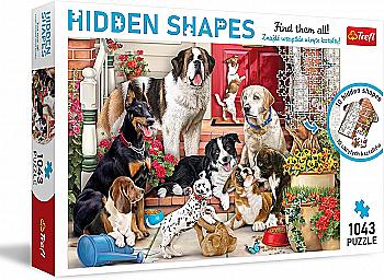 Пазл "1000 прихованих фігур"- Doggy Fun, Trfl, 10675 Пазл "1000 прихованих фігур"- Doggy Fun, Trfl, 10675