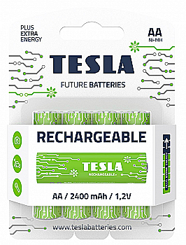Батарейка TESLA HR6 AA GREEN+RECHARGEABLE (4 шт/бл.) цена указ. за бл. Батарейка TESLA HR6 AA GREEN+RECHARGEABLE (4 шт/бл.) цена указ. за бл.