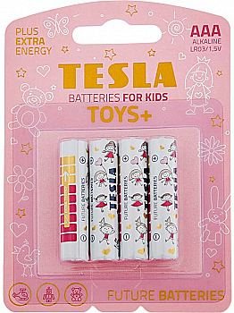 Батарейка TESLA LR03 AAA TOYS GIRL щелочная (4 шт/бл.) цена за бл. Батарейка TESLA LR03 AAA TOYS GIRL щелочная (4 шт/бл.) цена за бл.
