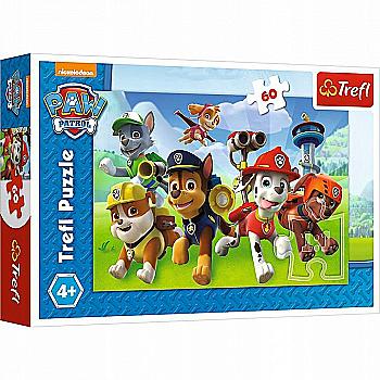 Пазл "60" - Готов к действиям, Viacom PAW Patrol, Trefl, 17321 Пазл "60" - Готов к действиям, Viacom PAW Patrol, Trefl, 17321
