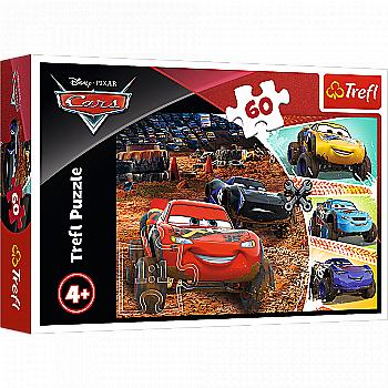 Пазл "60" - Блискавка Маккуїн з друзями, Disney Cars 3, Trefl, 17327 Пазл "60" - Блискавка Маккуїн з друзями, Disney Cars 3, Trefl, 17327