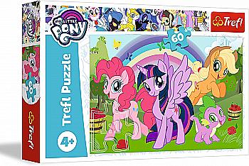 Пазл "60" - Райдужна дружба, Hasbro My Little Pony, Trefl, 17323 Пазл "60" - Райдужна дружба, Hasbro My Little Pony, Trefl, 17323