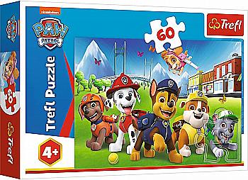 Пазл "60" - Щенячий патруль на траві / Viacom PAW Patrol, Trefl, 17375 Пазл "60" - Щенячий патруль на траві / Viacom PAW Patrol, Trefl, 17375