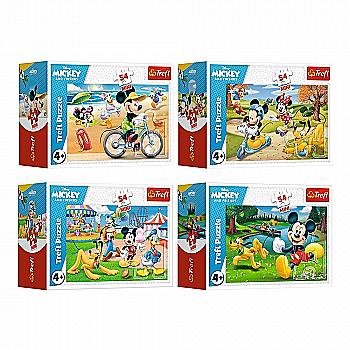 Пазл "54 Міні" -День з друзями/стандартні персонажі Disney, Trefl, 54190 Пазл "54 Міні" -День з друзями/стандартні персонажі Disney, Trefl, 54190